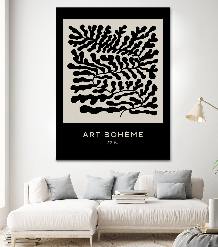 Art Boheme No 5 by M Studio on GIANT ART - botanical framed canvas