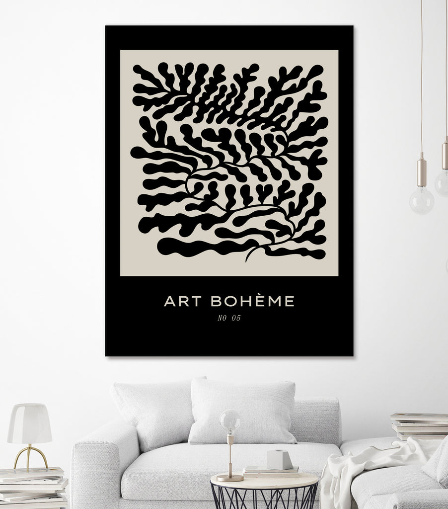 Art Boheme No 5 by M Studio on GIANT ART - botanical framed canvas