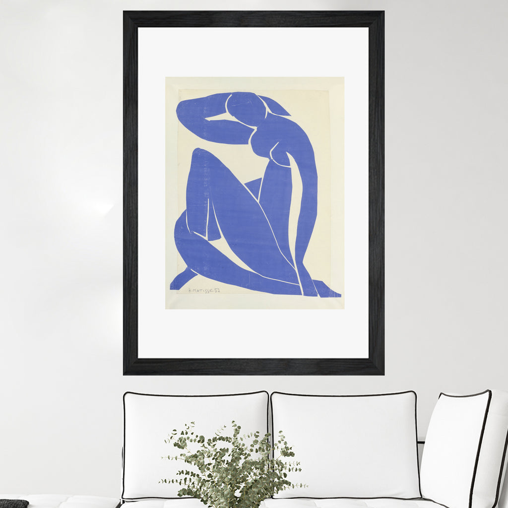 Nu Bleu II, 1952 by Henri Matisse on GIANT ART - blue figurative