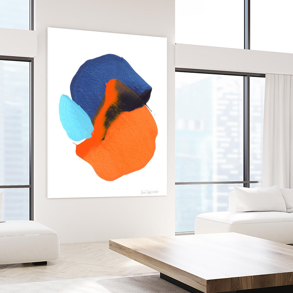The space in between 63 by Claire Desjardins on GIANT ART - orange abstract
