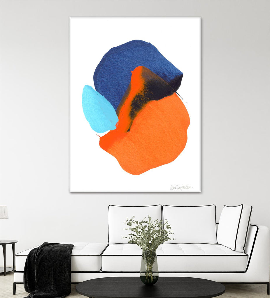 The space in between 63 by Claire Desjardins on GIANT ART - orange abstract