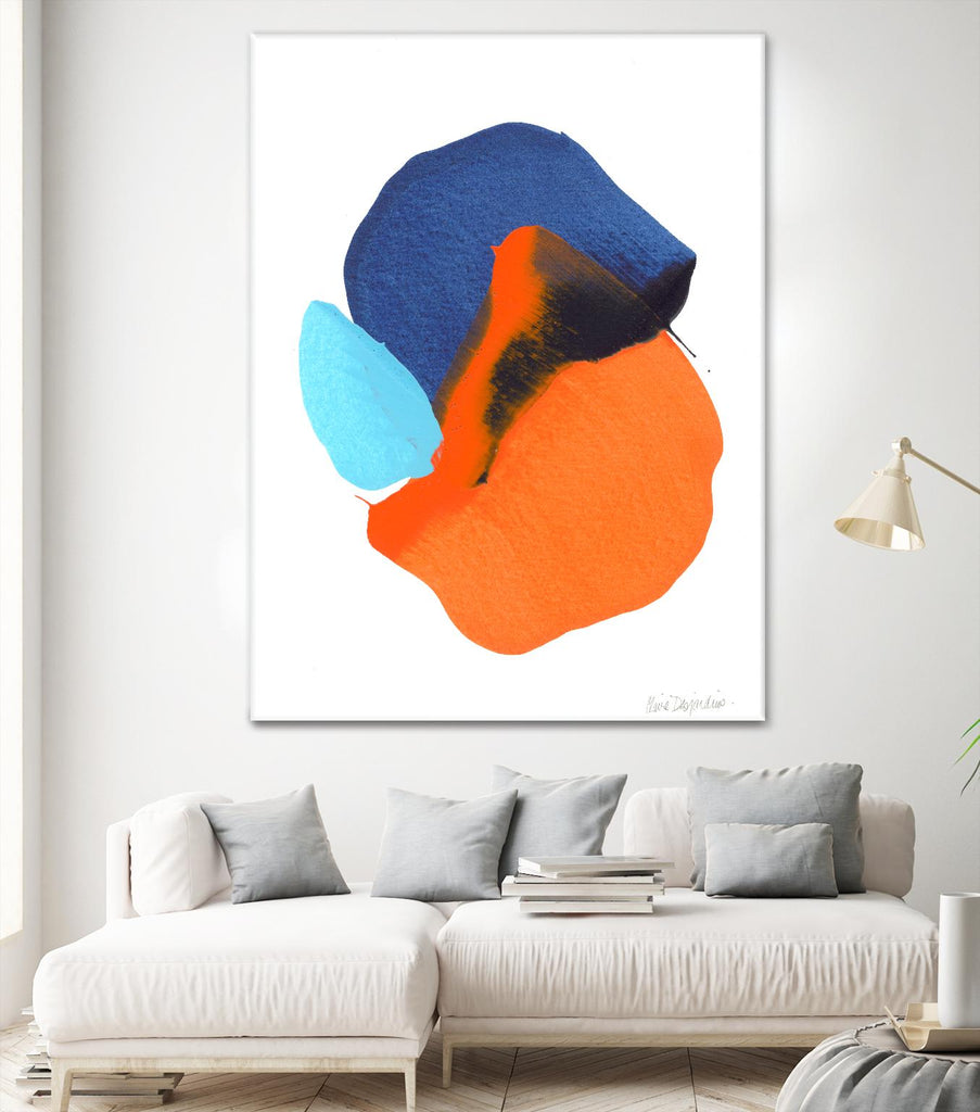 The space in between 63 by Claire Desjardins on GIANT ART - orange abstract