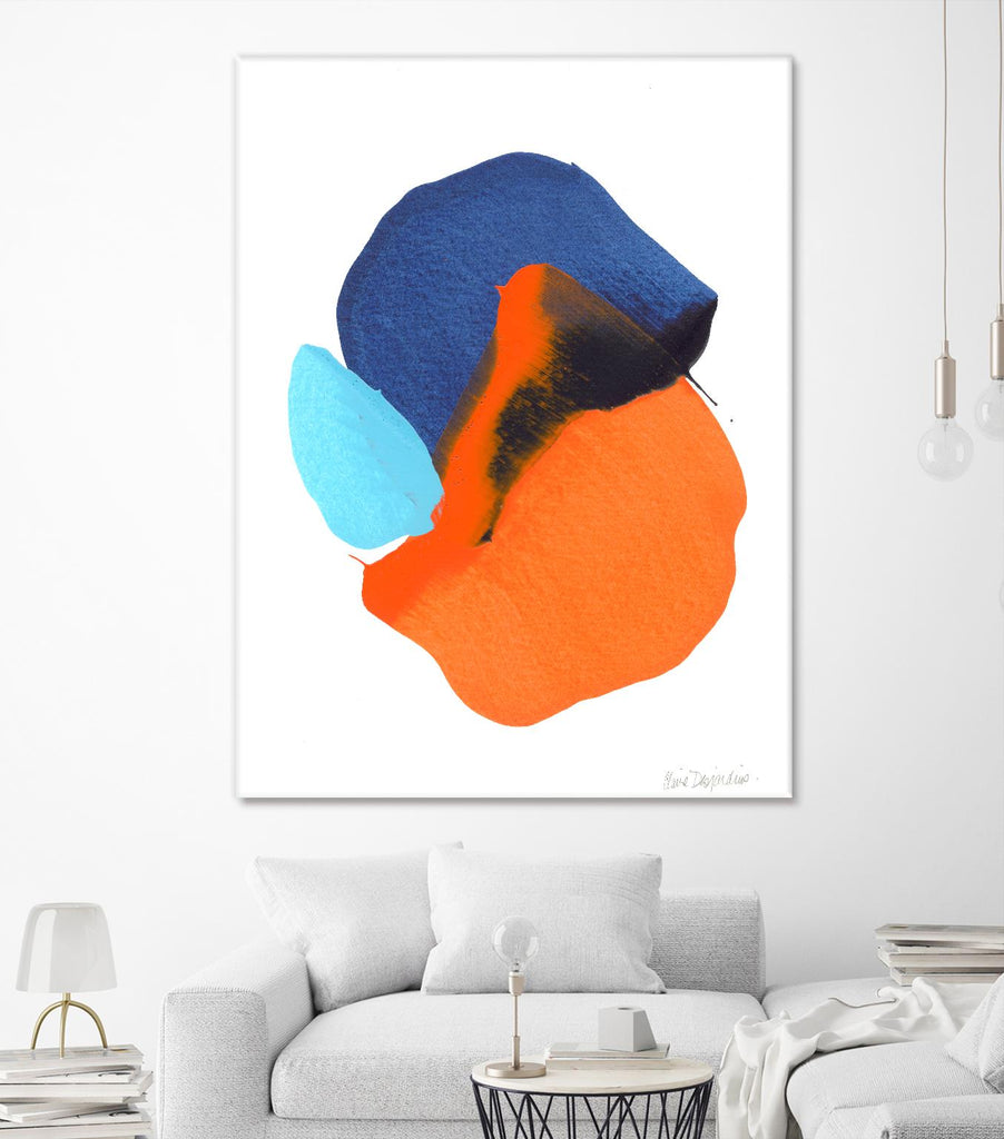 The space in between 63 by Claire Desjardins on GIANT ART - orange abstract
