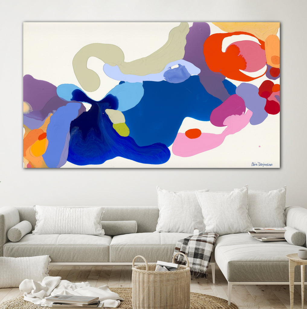 This-is-What-I-Suggest by Clarie Desjardins on GIANT ART - orange abstract