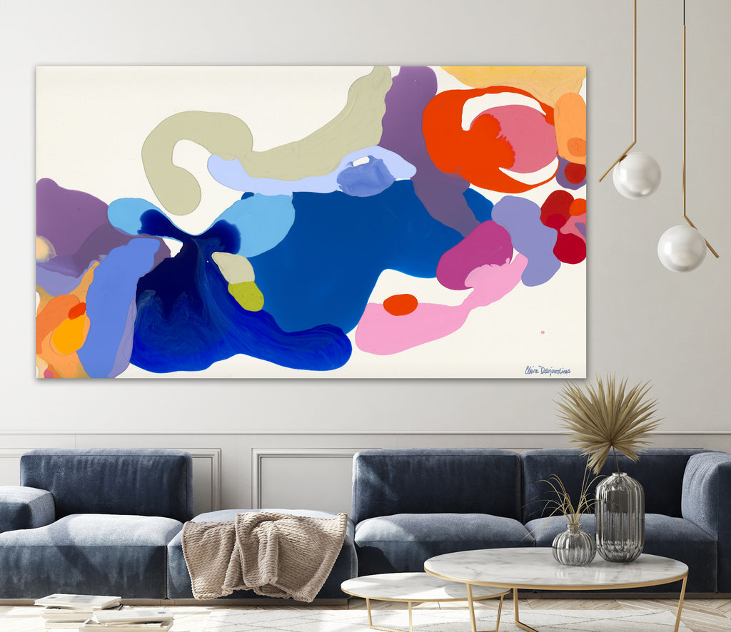 This-is-What-I-Suggest by Clarie Desjardins on GIANT ART - orange abstract