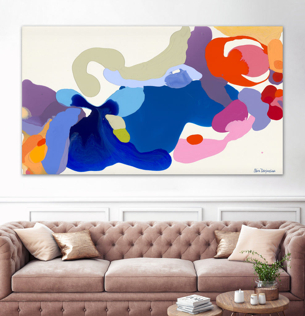 This-is-What-I-Suggest by Clarie Desjardins on GIANT ART - orange abstract