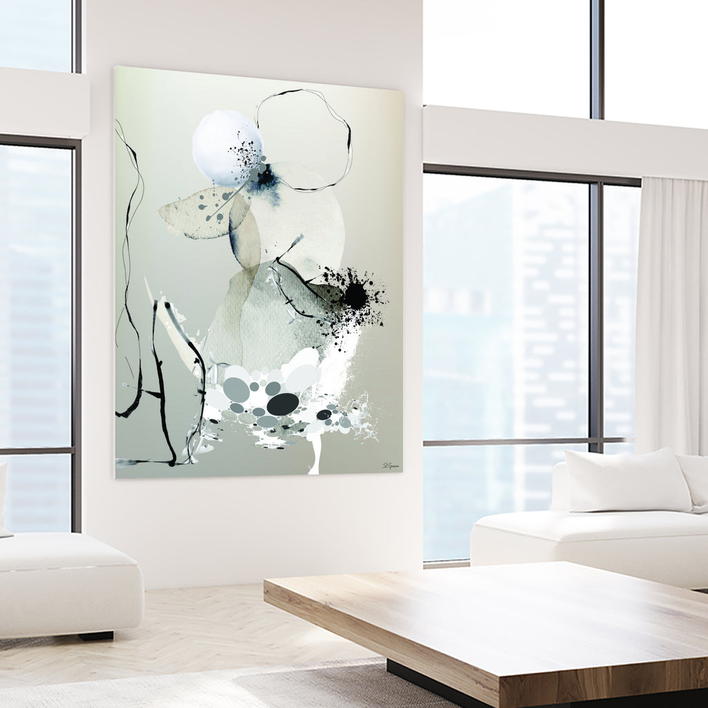 Creamy by Carole St-Germain on GIANT ART - white abstract framed canvas 