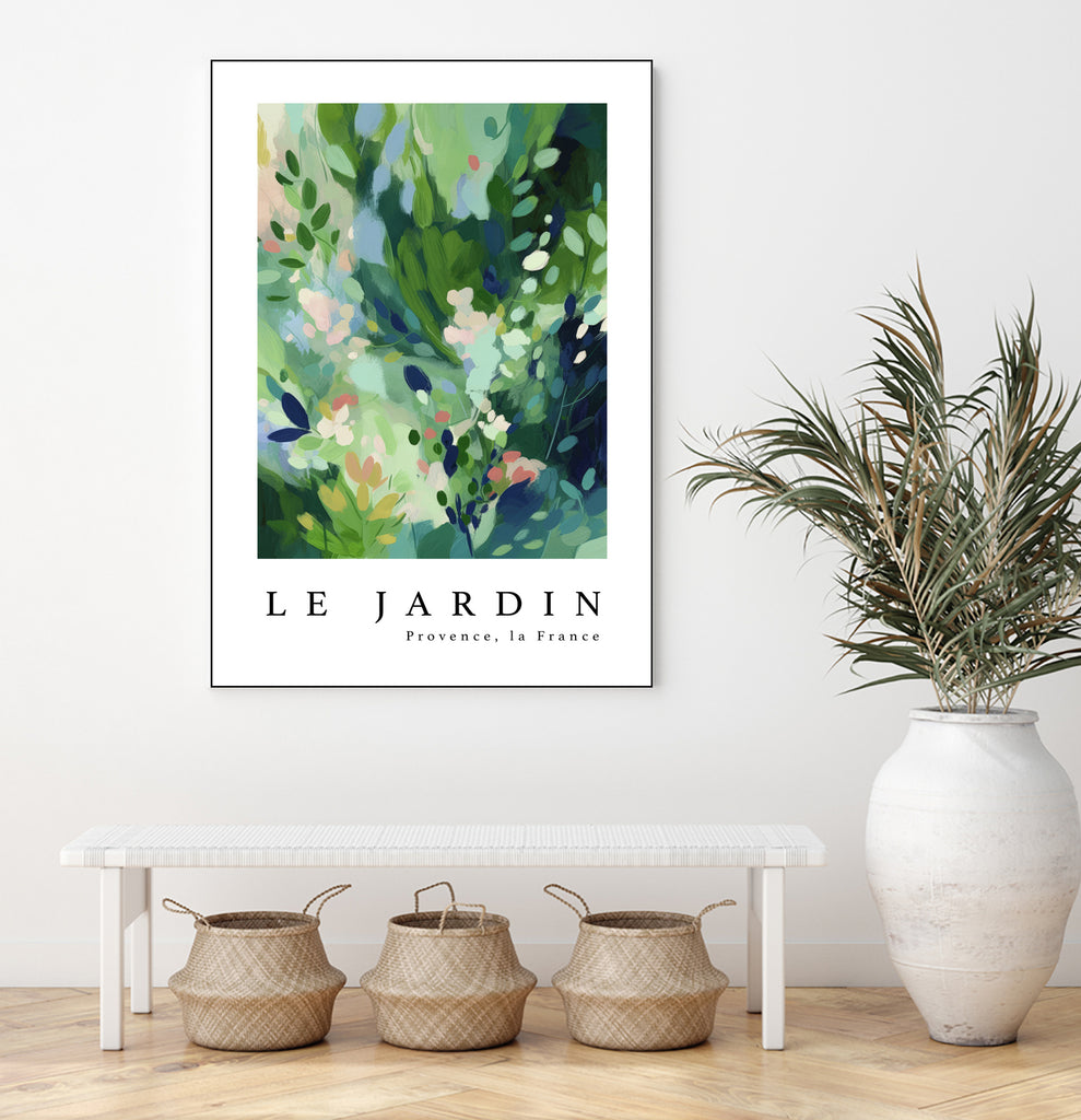 Le jardin by M Studio on GIANT ART - pink botanical flowers