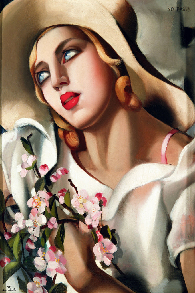 The Straw Hat by Tamara De Lempicka on GIANT ART - masters masters