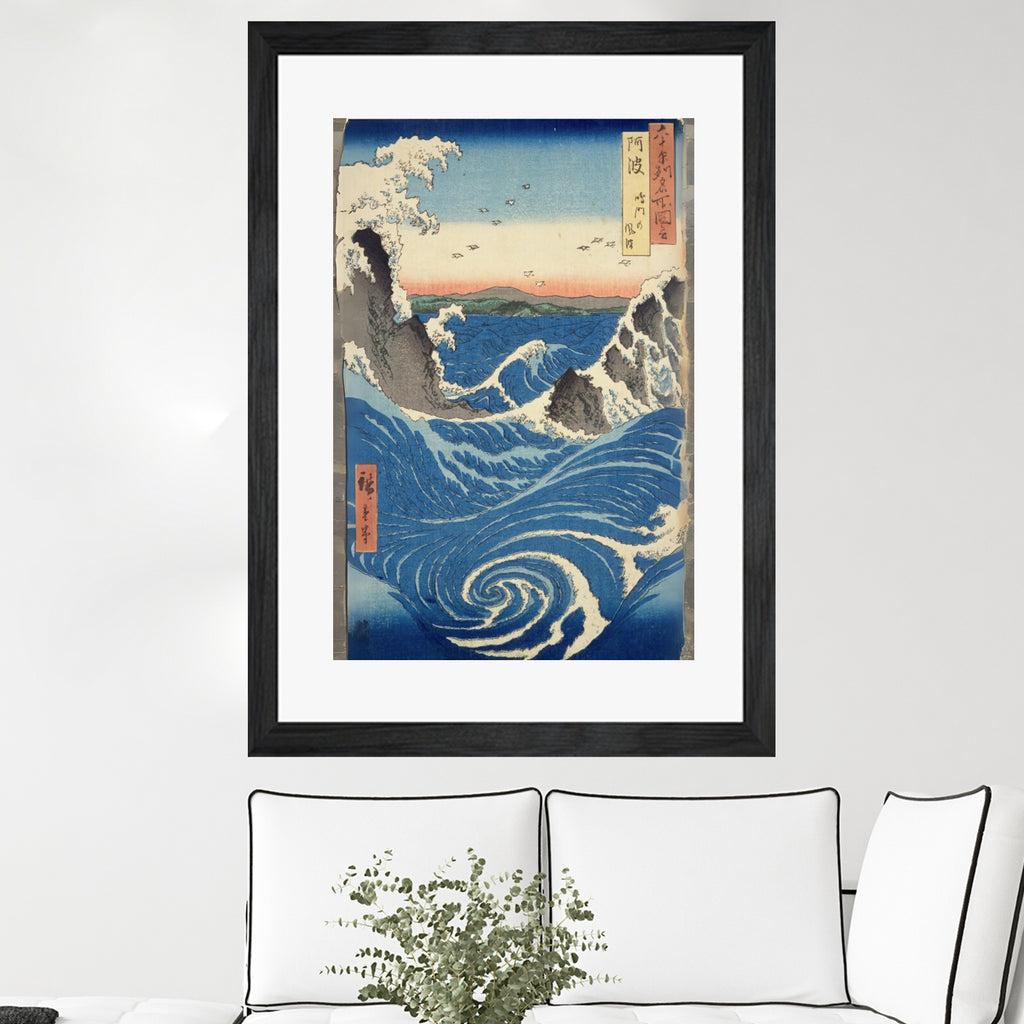 Naruto Whirlpool by Utagawa Hiroshige on GIANT ART - museums museums