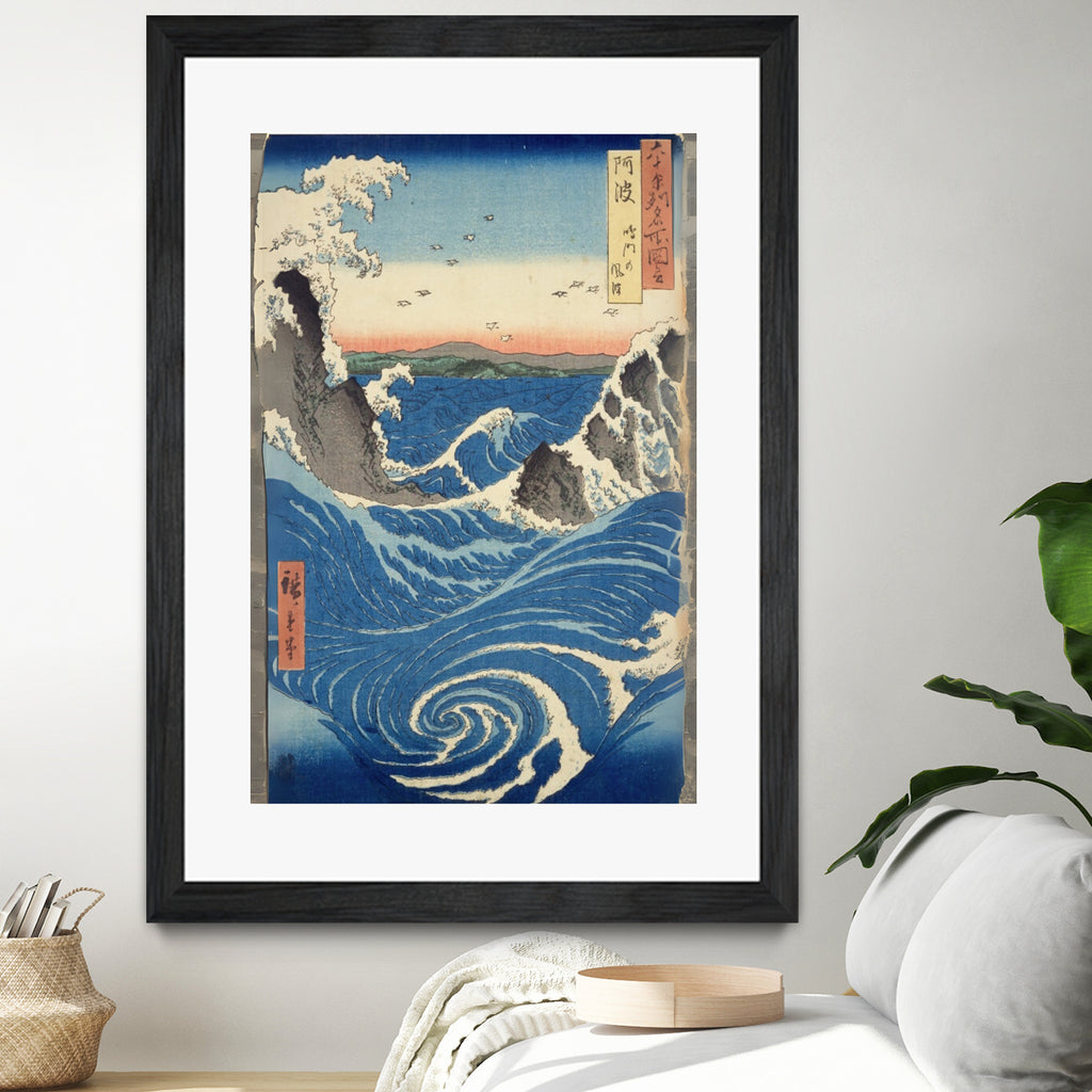 Naruto Whirlpool by Utagawa Hiroshige on GIANT ART - museums museums