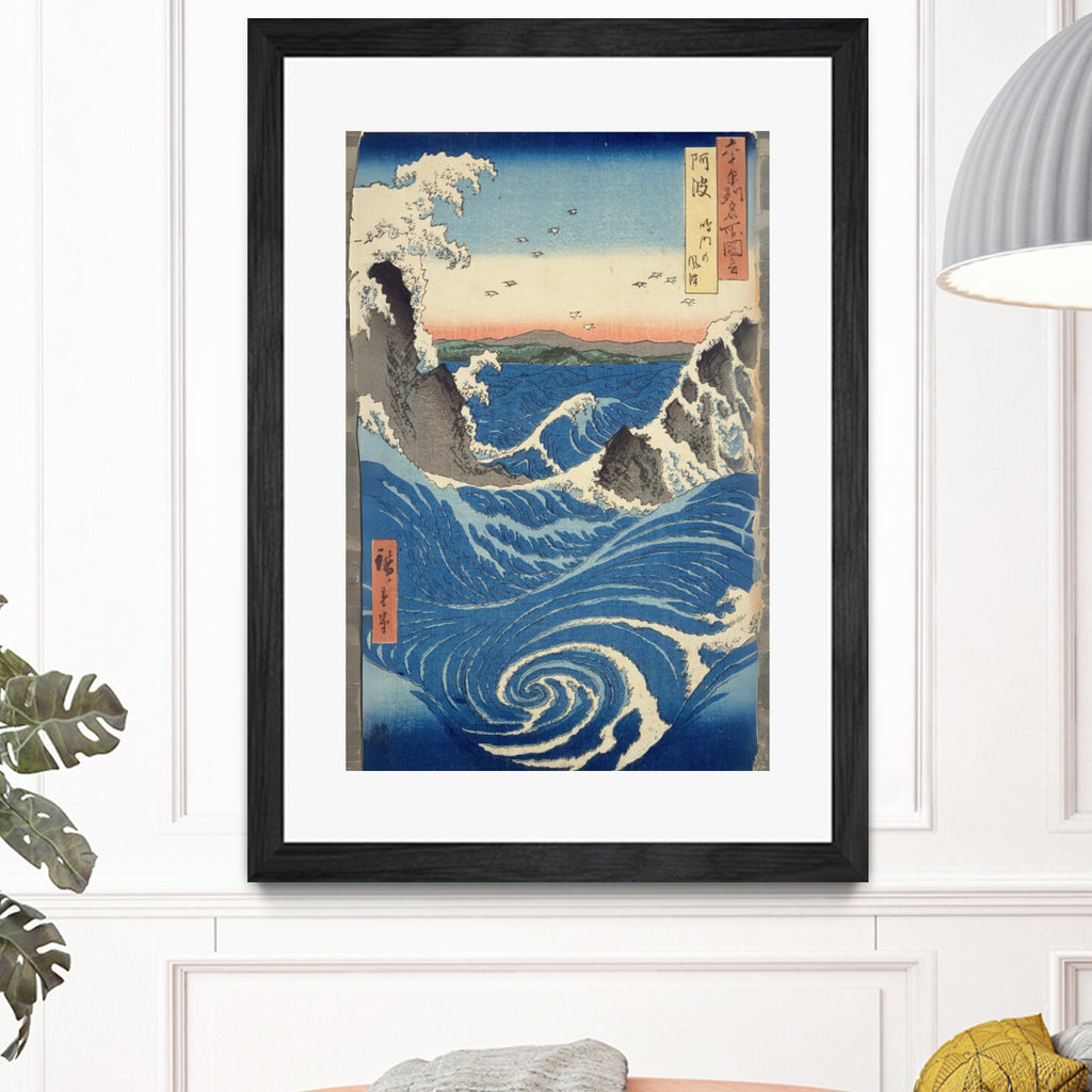 Naruto Whirlpool by Utagawa Hiroshige on GIANT ART - museums museums