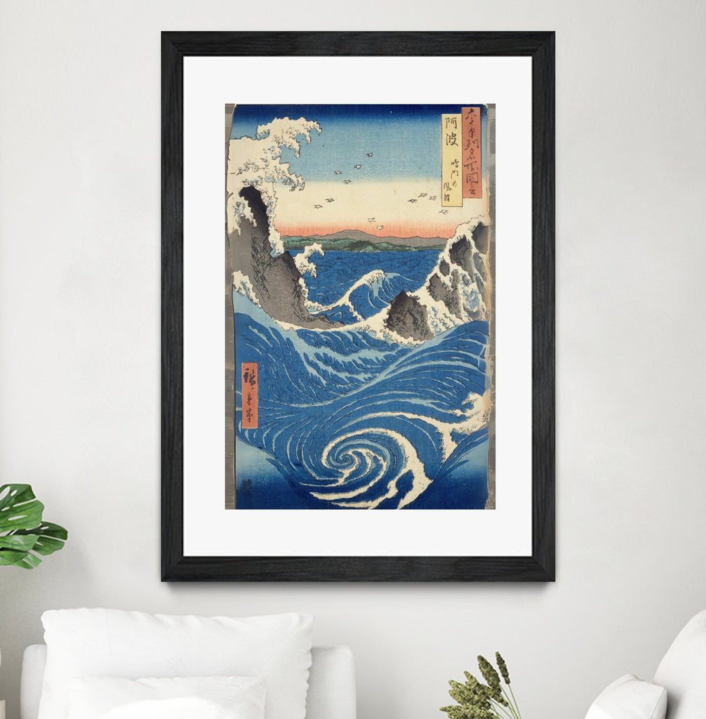 Naruto Whirlpool by Utagawa Hiroshige on GIANT ART - museums museums