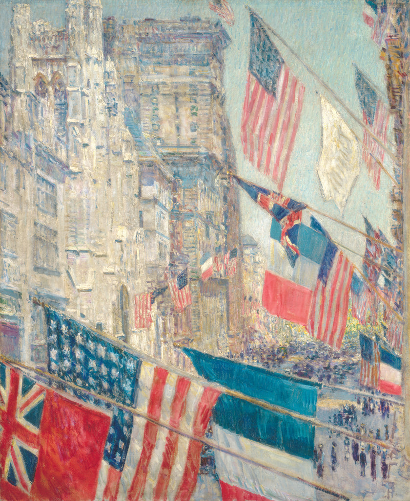 Allies Day, May 1917 by Childe Hassam on GIANT ART - masters