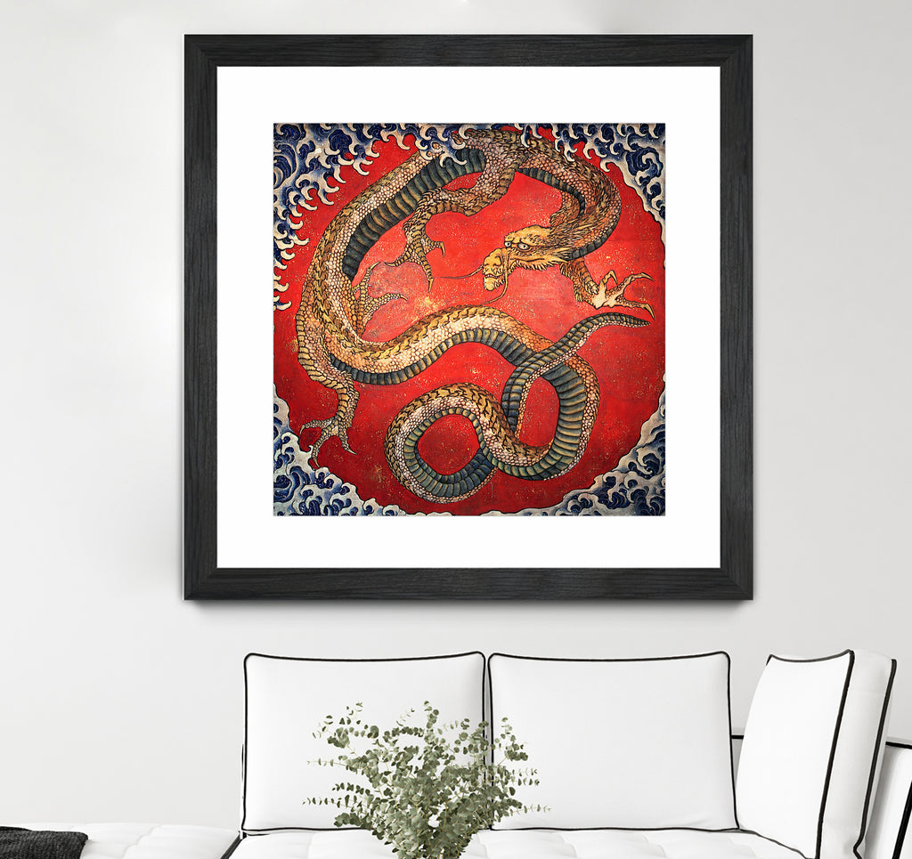 Dragon by Katsushika Hokusai on GIANT ART - masters masters