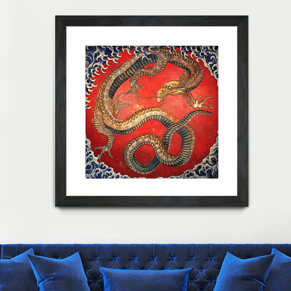 Dragon by Katsushika Hokusai on GIANT ART - masters masters