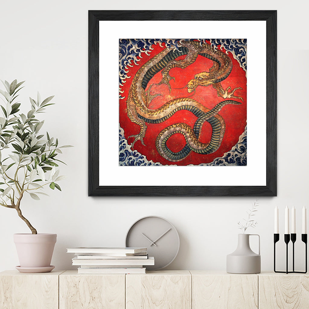 Dragon by Katsushika Hokusai on GIANT ART - masters masters