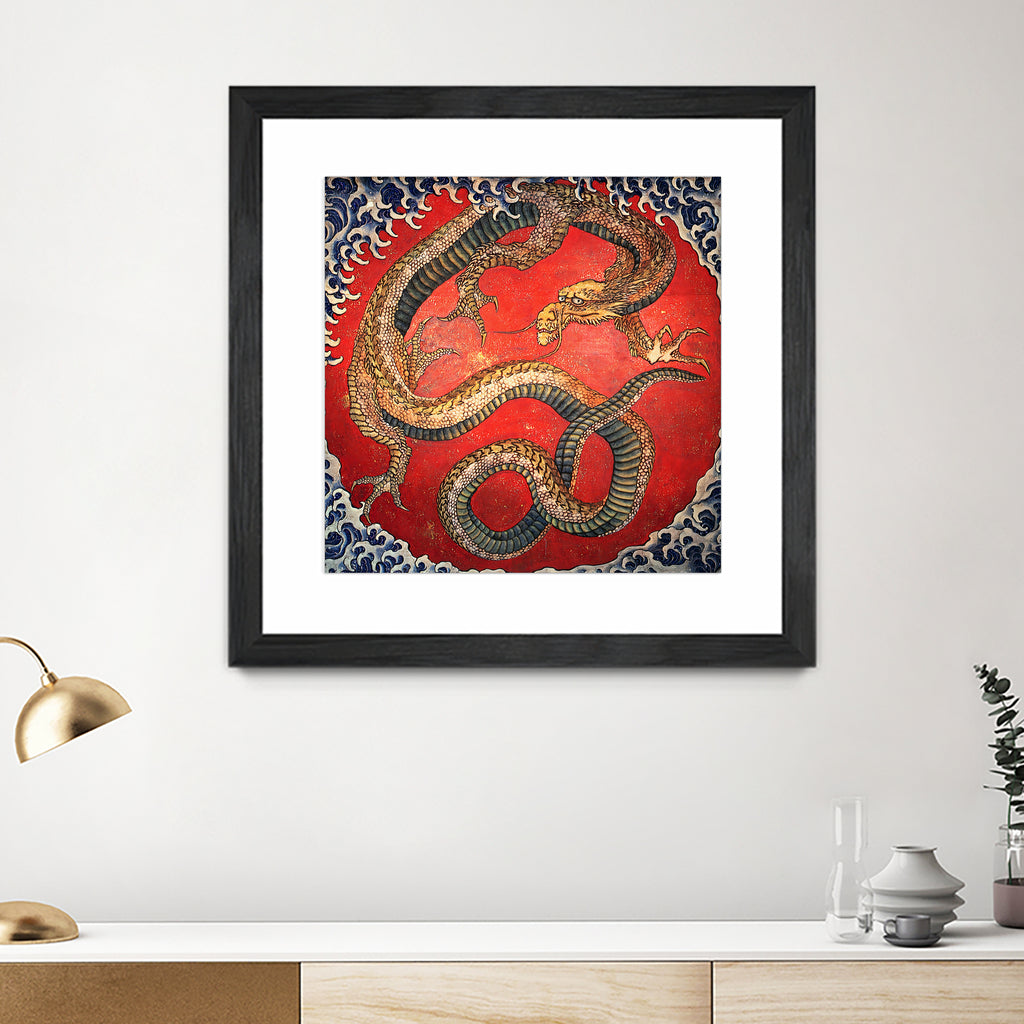 Dragon by Katsushika Hokusai on GIANT ART - masters masters