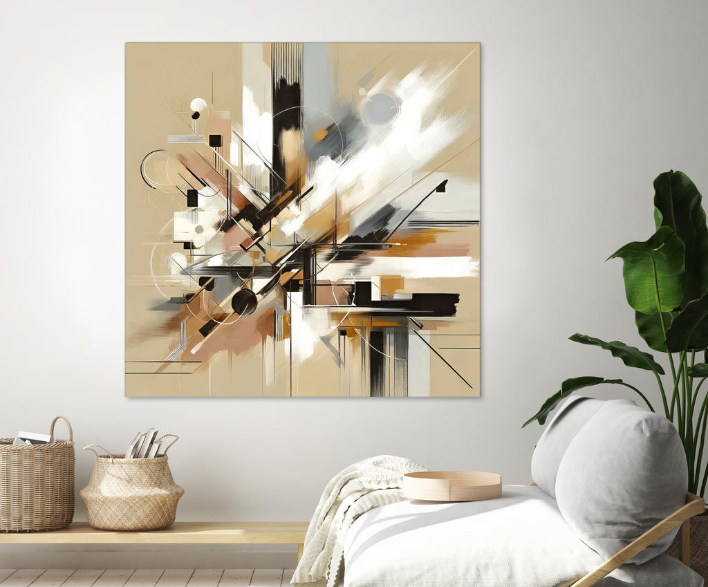 Chaotic Harmony by M Studio on GIANT ART - white