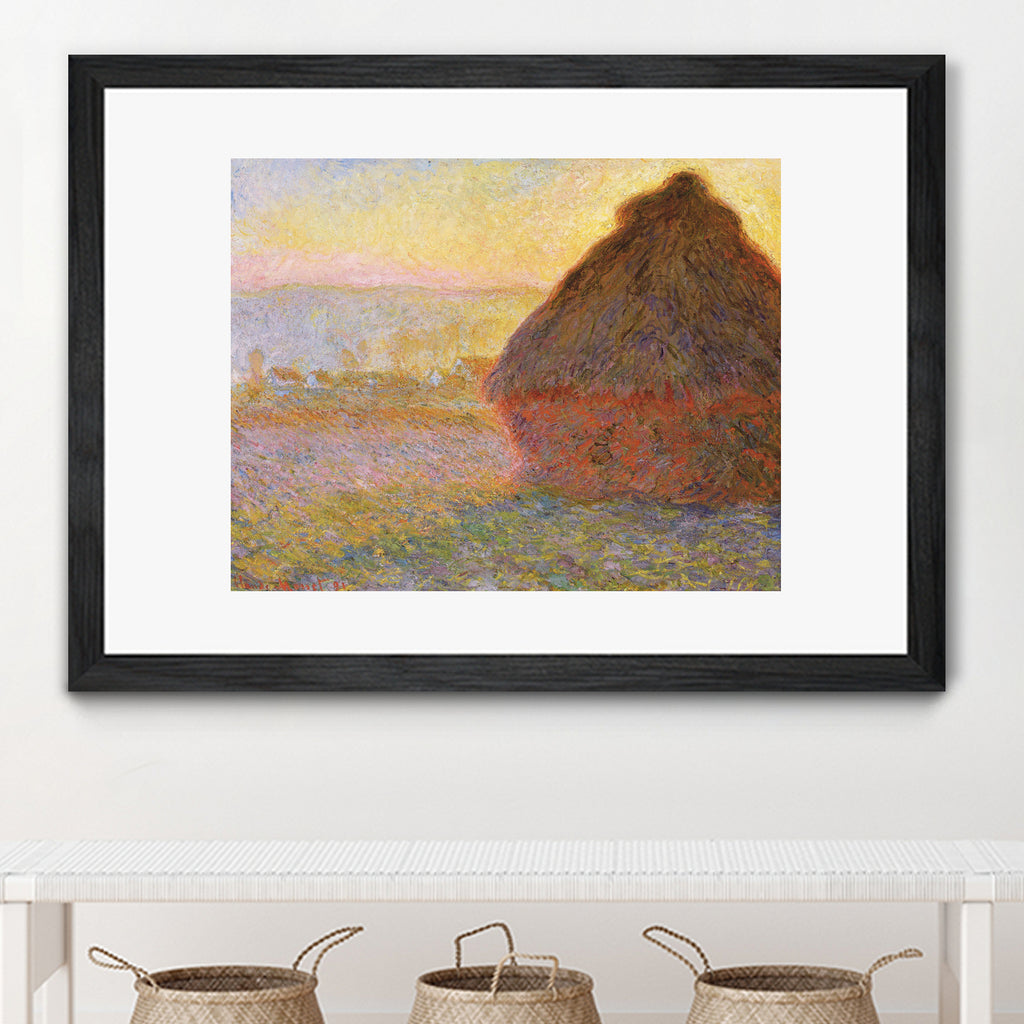 Grainstack (Sunset) by Claude Monet on GIANT ART - museums
