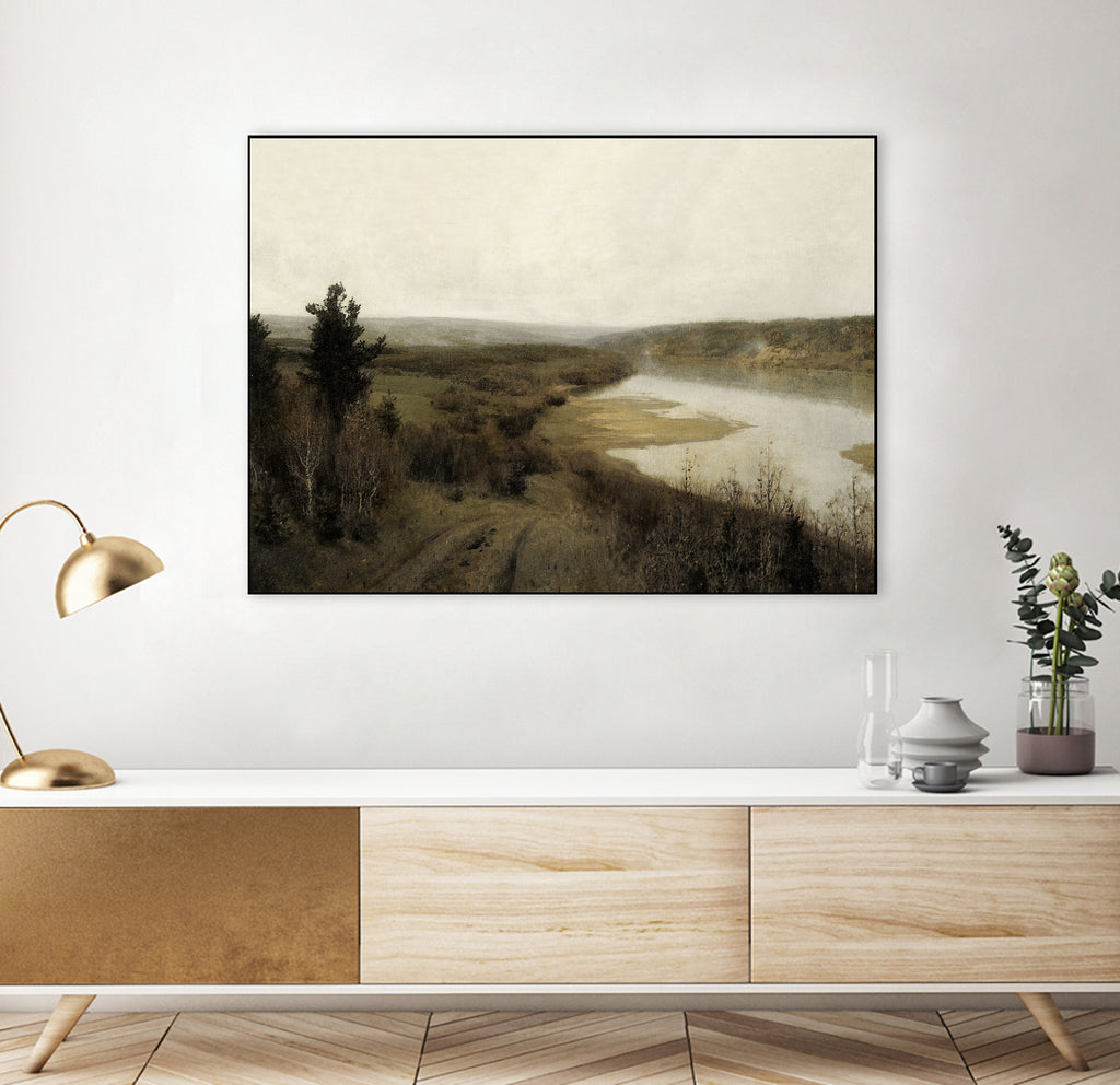 View On The Lake by M Studio on GIANT ART - green landscape