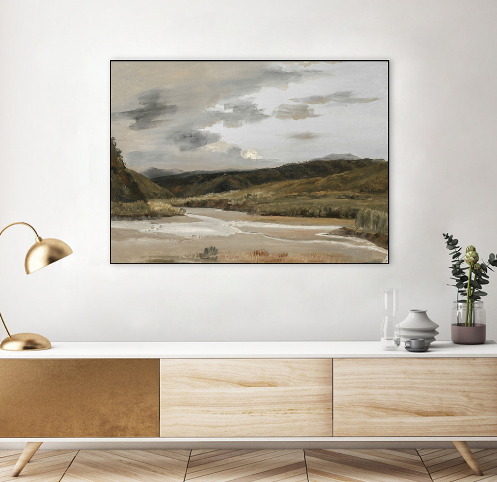 River by M Studio on GIANT ART - white botanical