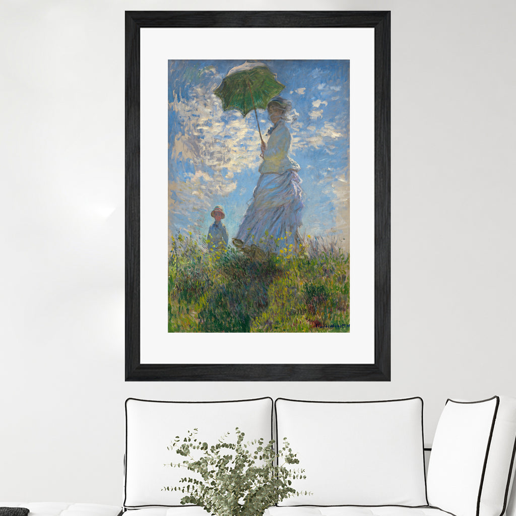 Woman with a Parasol  by Claude Monet on GIANT ART - masters masters