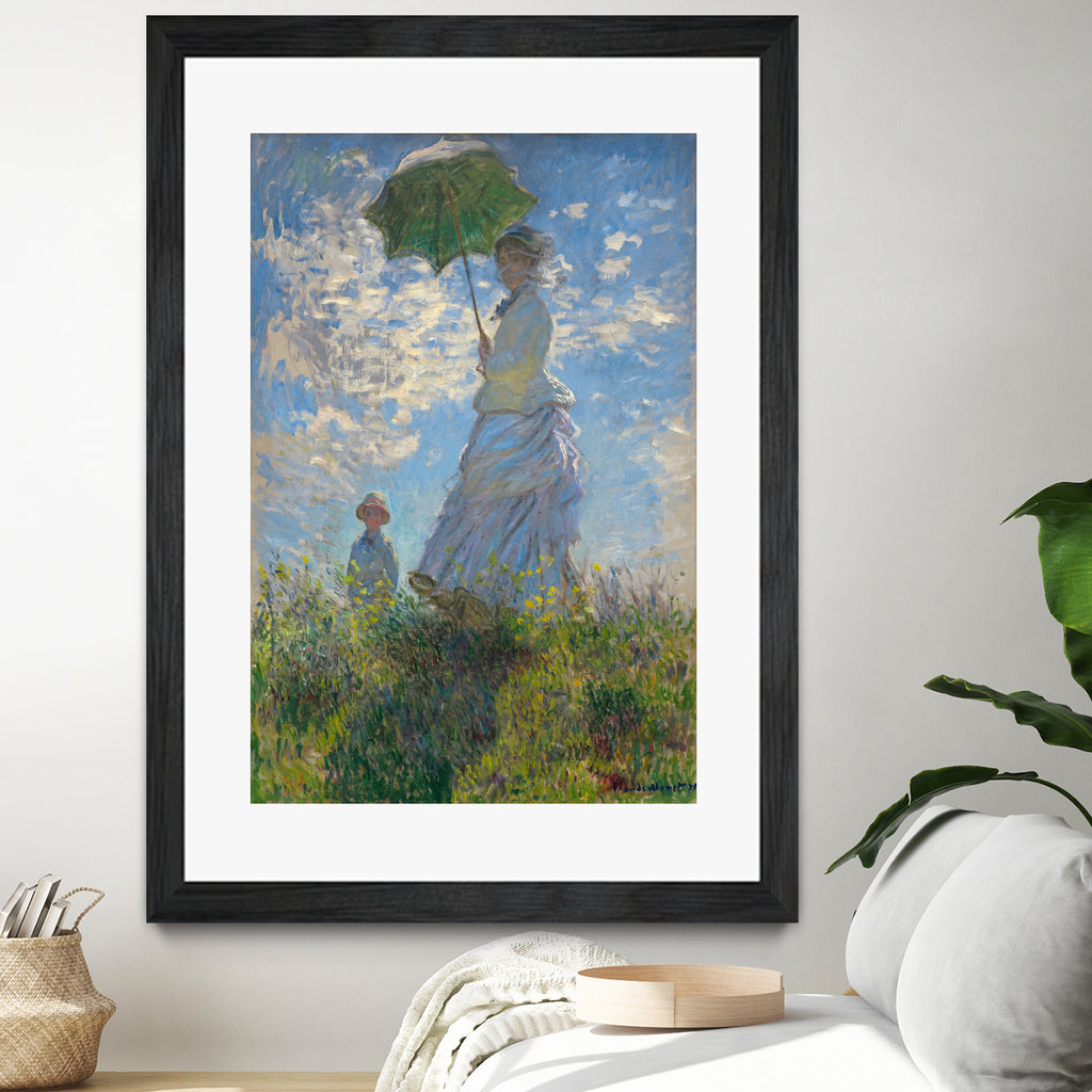 Woman with a Parasol  by Claude Monet on GIANT ART - masters masters