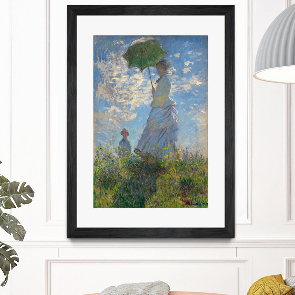 Woman with a Parasol  by Claude Monet on GIANT ART - masters masters