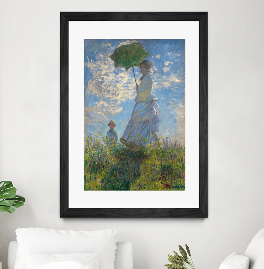 Woman with a Parasol  by Claude Monet on GIANT ART - masters masters