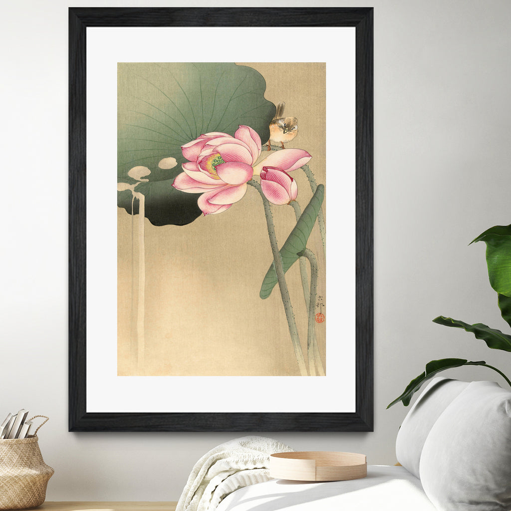 Songbird and Lotus by Ohara Koson on GIANT ART - masters masters