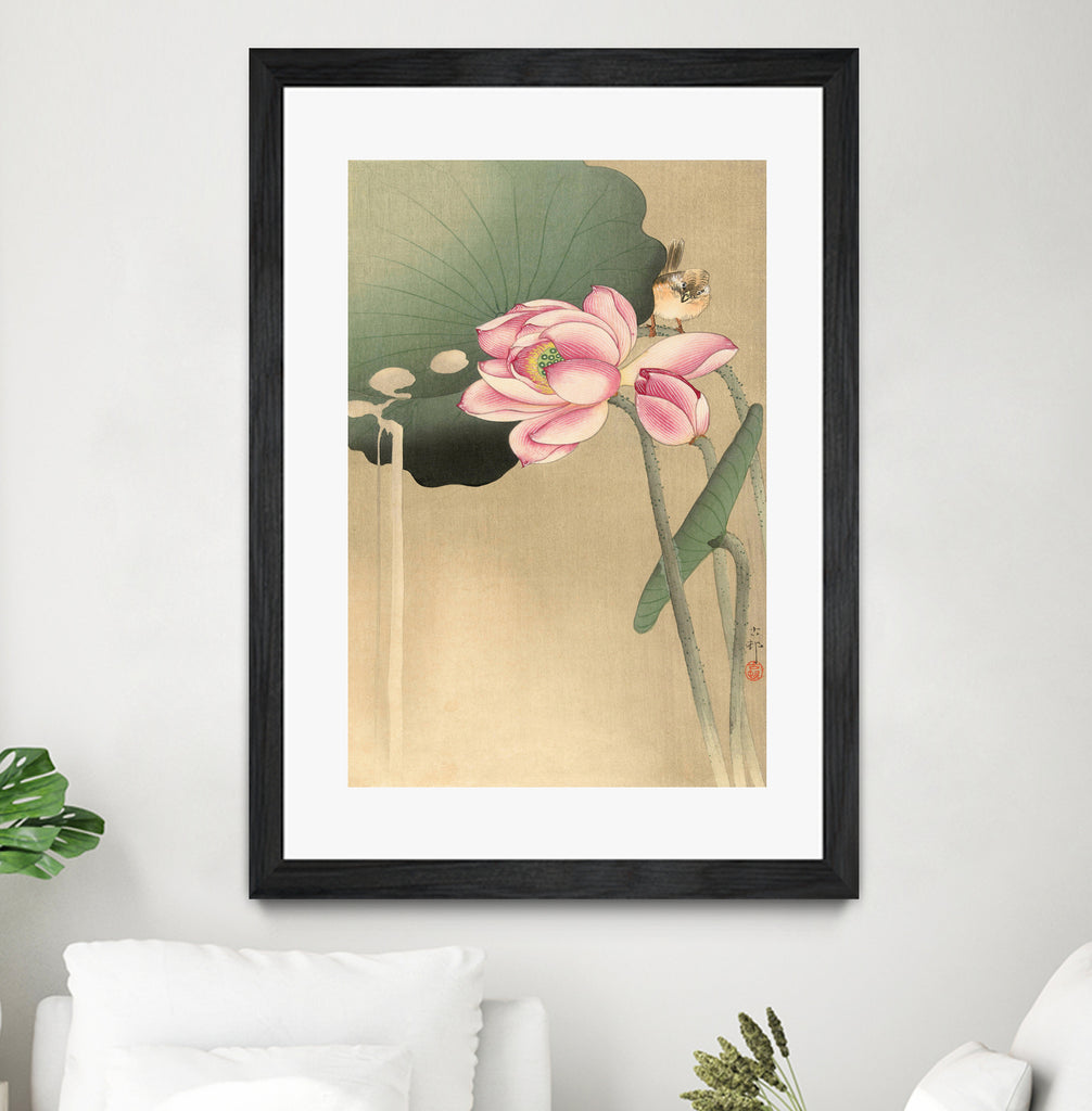 Songbird and Lotus by Ohara Koson on GIANT ART - masters masters