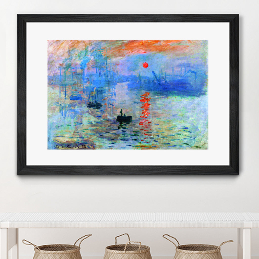 Sunrise 1872 by Monet on GIANT ART - museums