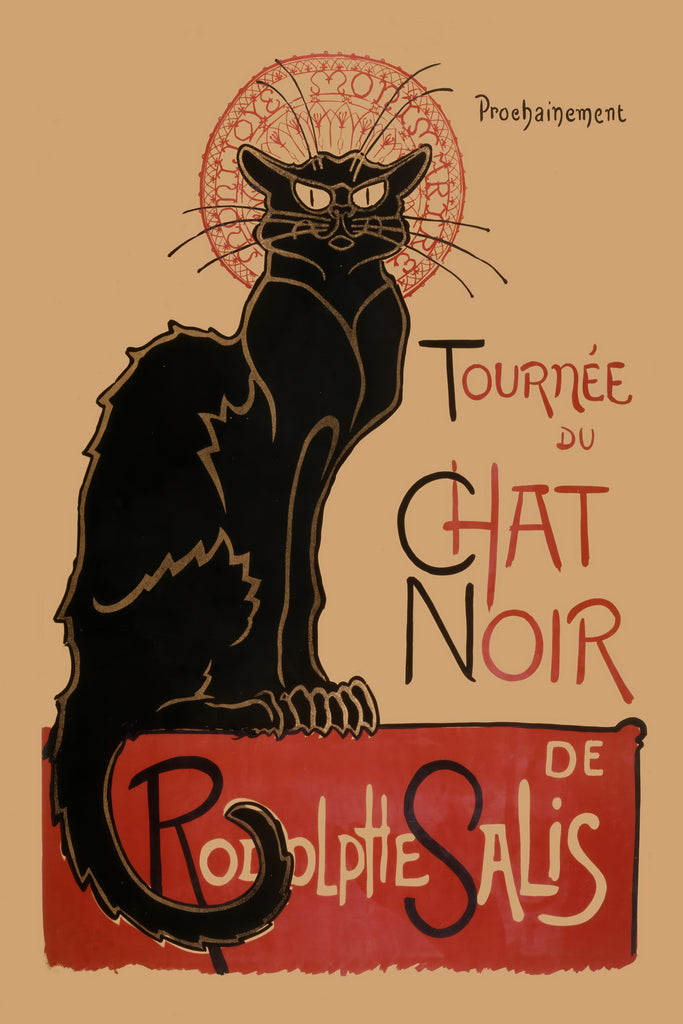 Le Chat Noir by Theophile Steinlen on GIANT ART - museums