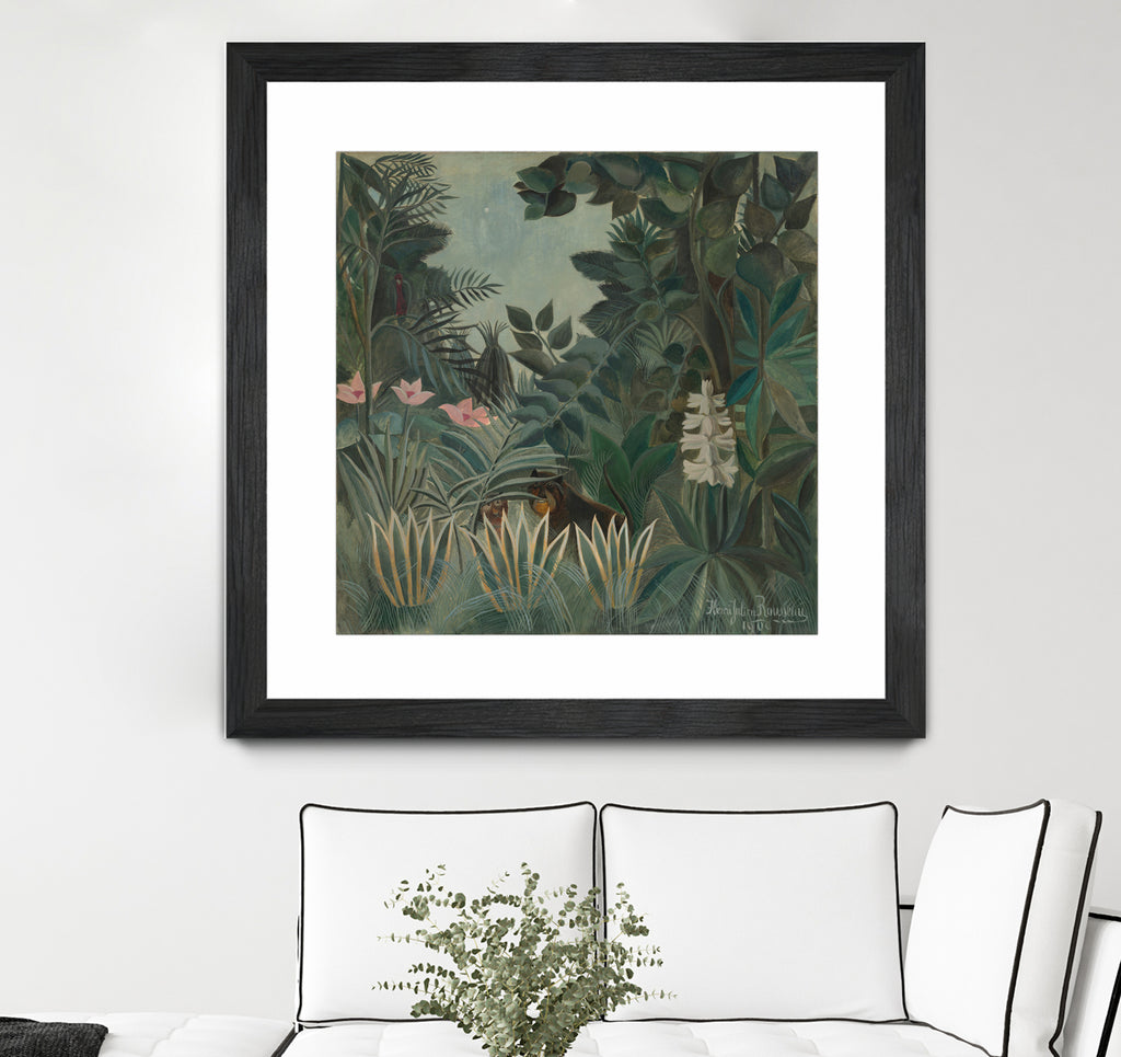 The Equatorial Jungle 1909 by Henri Rousseau on GIANT ART - museums masters