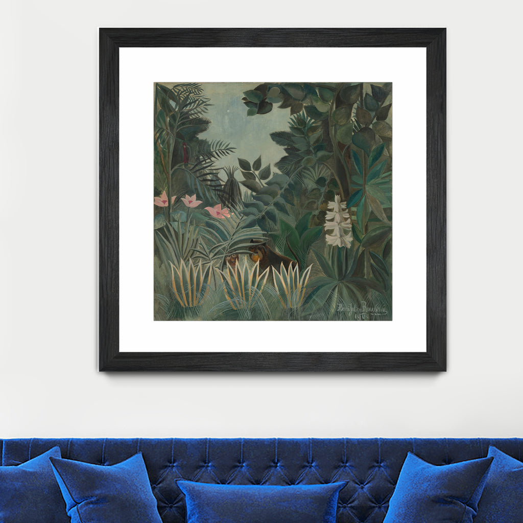 The Equatorial Jungle 1909 by Henri Rousseau on GIANT ART - museums masters