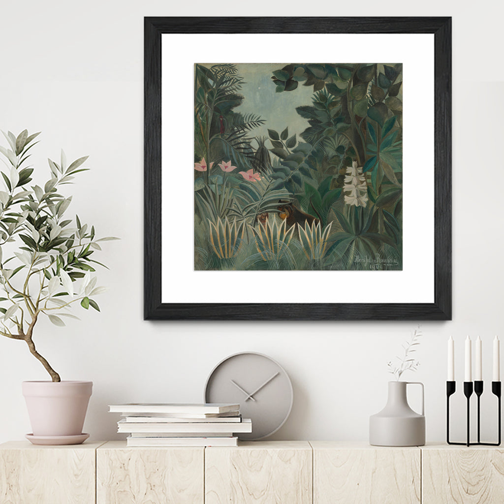 The Equatorial Jungle 1909 by Henri Rousseau on GIANT ART - museums masters