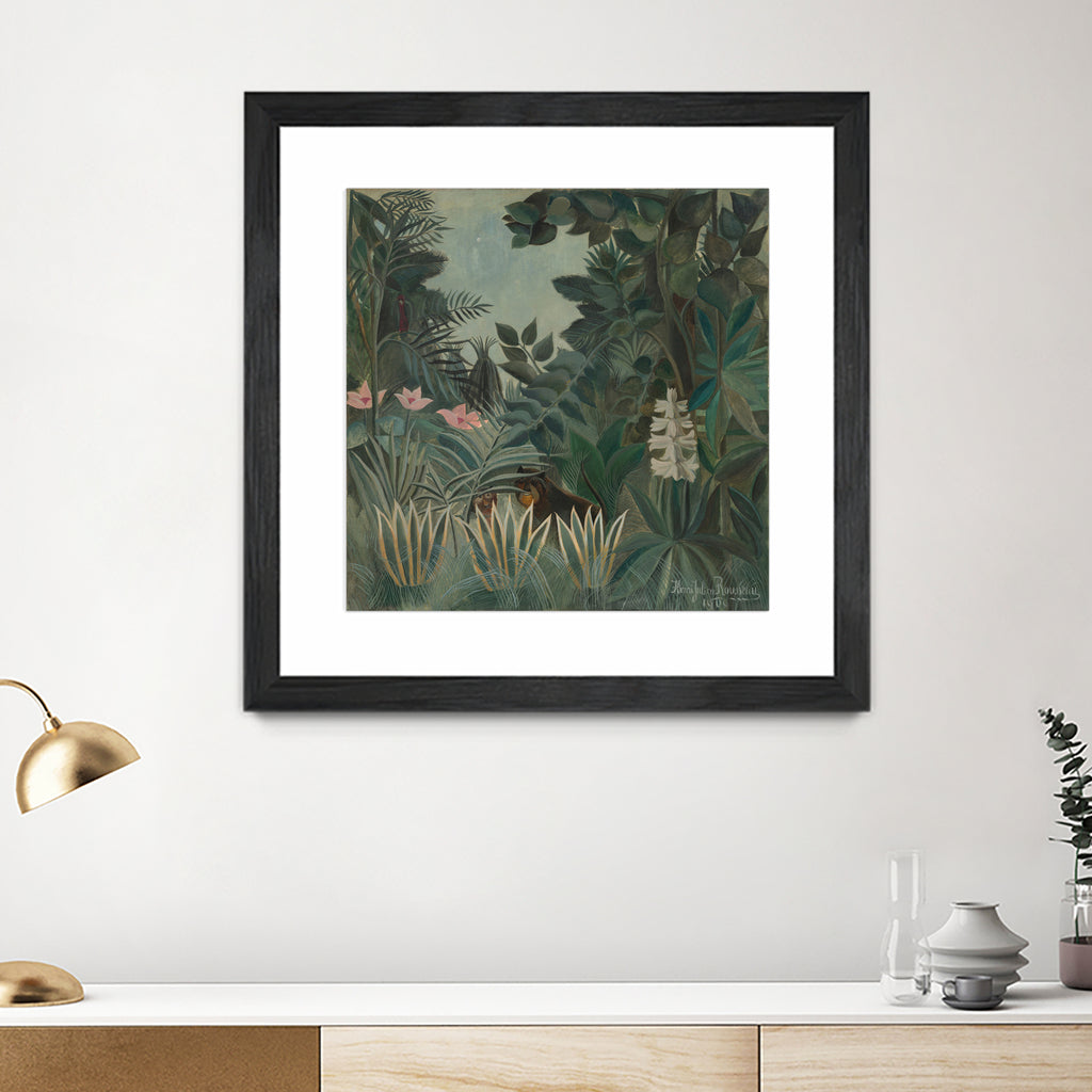 The Equatorial Jungle 1909 by Henri Rousseau on GIANT ART - museums masters