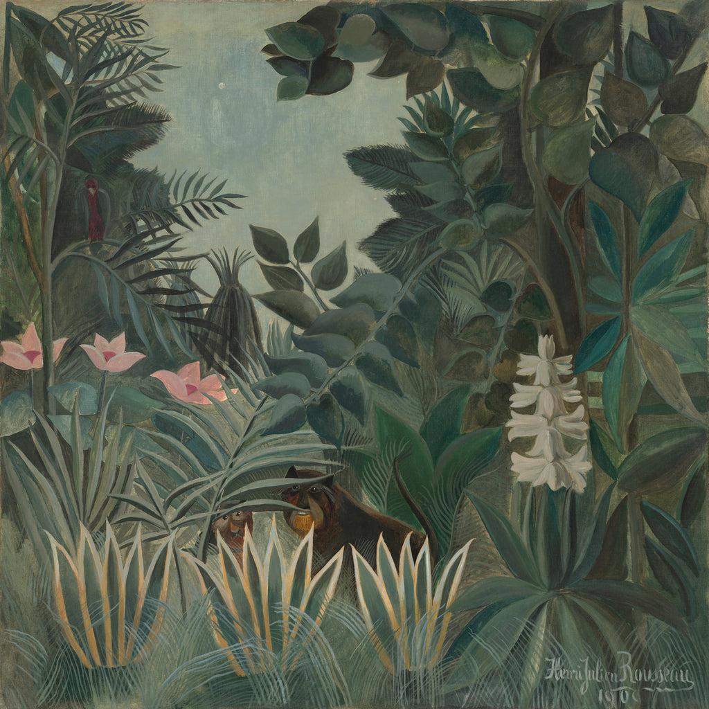 The Equatorial Jungle 1909 by Henri Rousseau on GIANT ART - museums masters