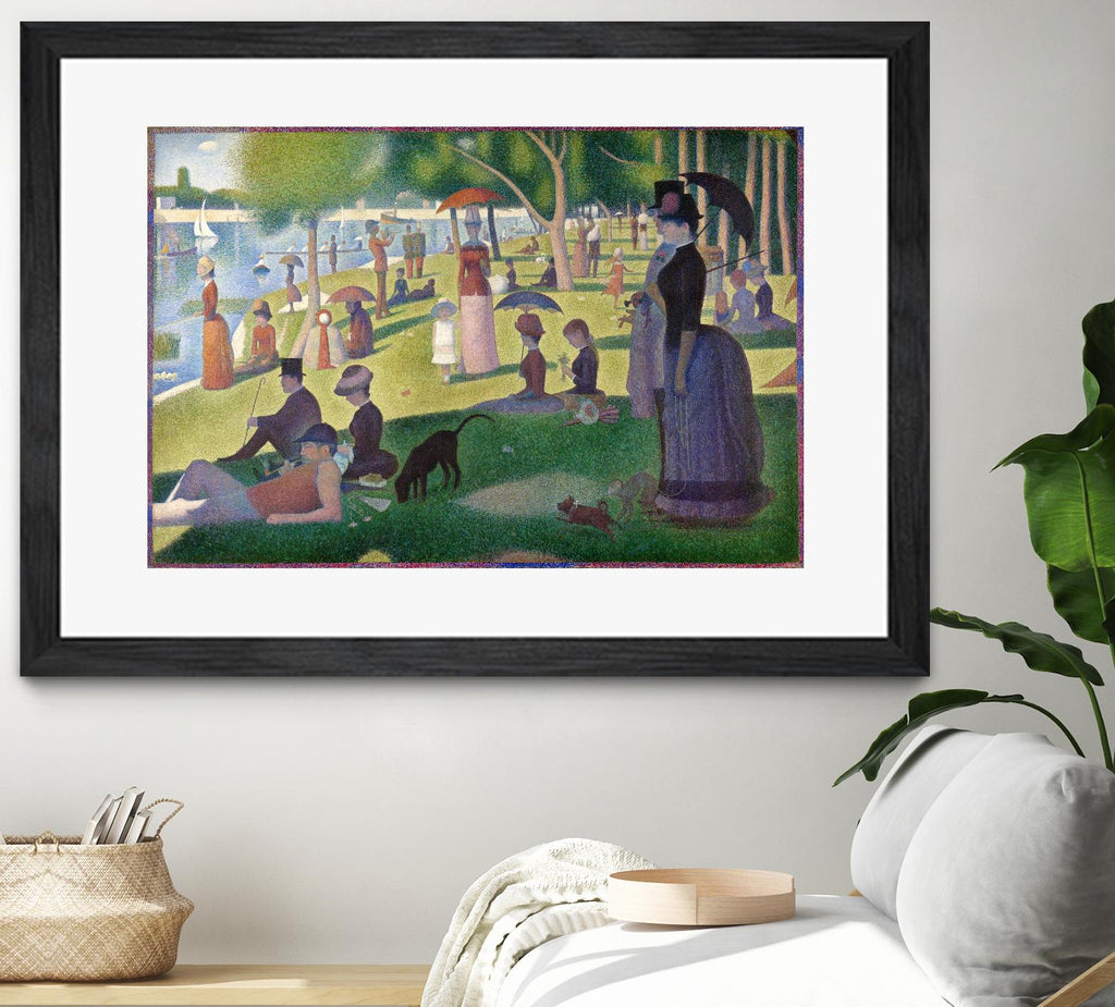 A Sunday on La Grande Jatte, 1884 by Georges Seurat on GIANT ART - museums masters