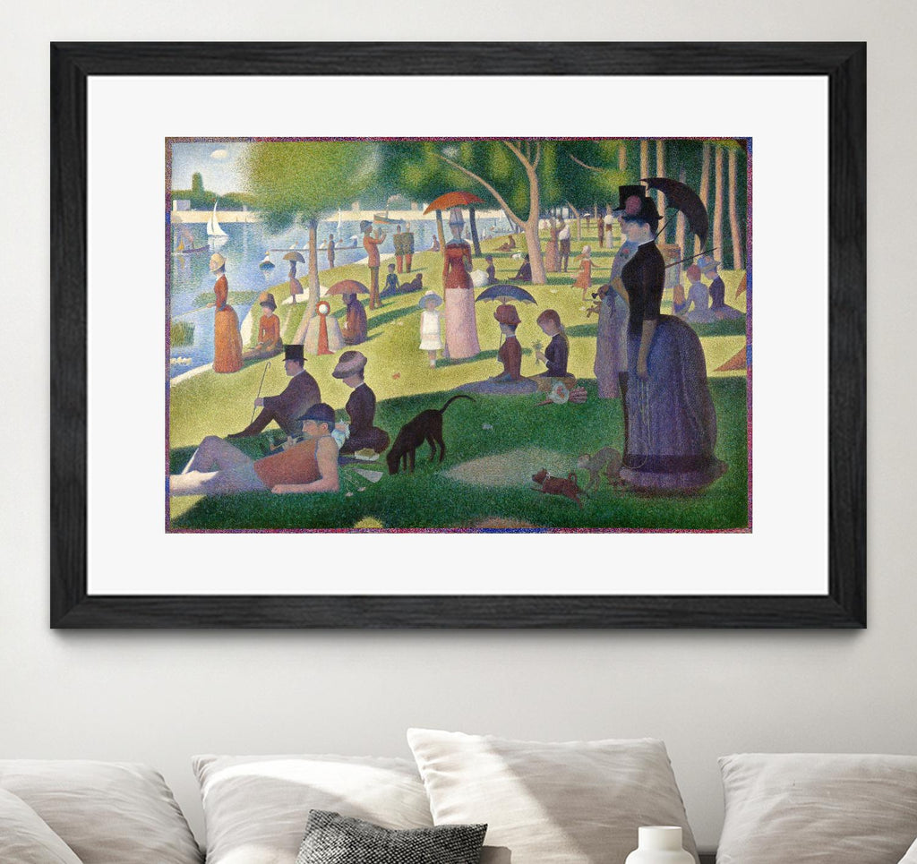 A Sunday on La Grande Jatte, 1884 by Georges Seurat on GIANT ART - museums masters