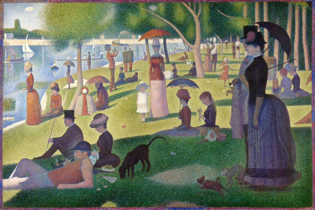 A Sunday on La Grande Jatte, 1884 by Georges Seurat on GIANT ART - museums masters