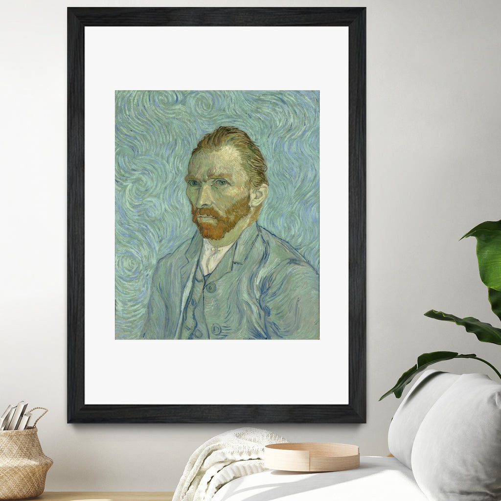 Self Portrait by Vincent Van Gogh on GIANT ART - green figurative