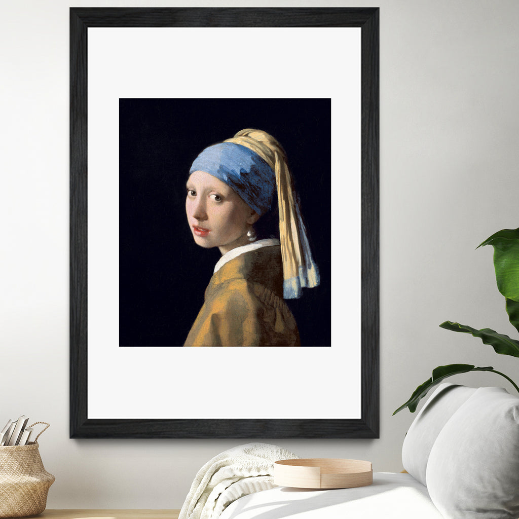 Girl with a Pearl Earring (1665) by Johannes Vermeer on GIANT ART - museums
