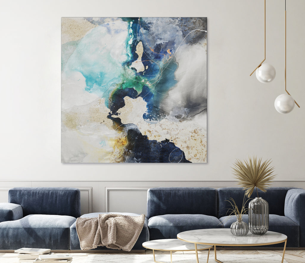 Kinky Flow by Daleno Art on GIANT ART - multi abstract framed canvas 