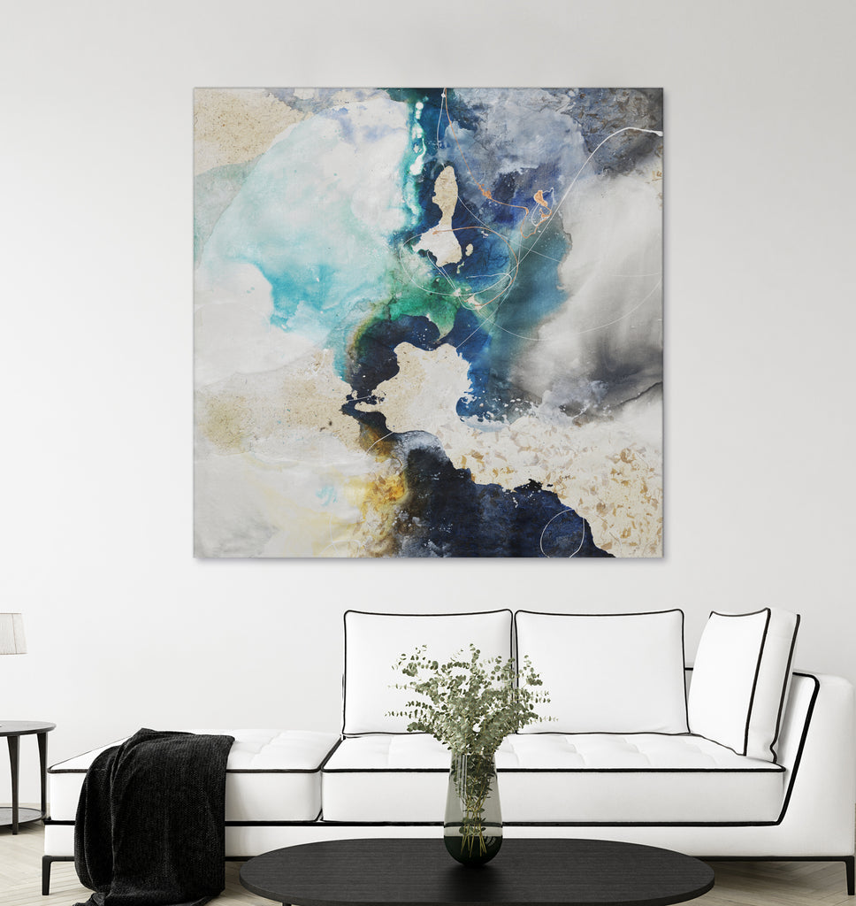 Kinky Flow by Daleno Art on GIANT ART - multi abstract framed canvas 