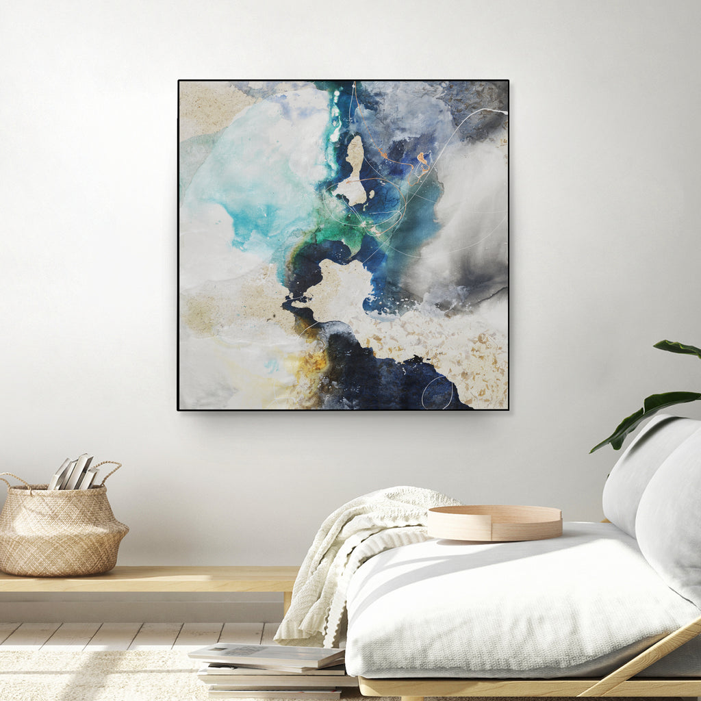 Kinky Flow by Daleno Art on GIANT ART - multi abstract framed canvas 