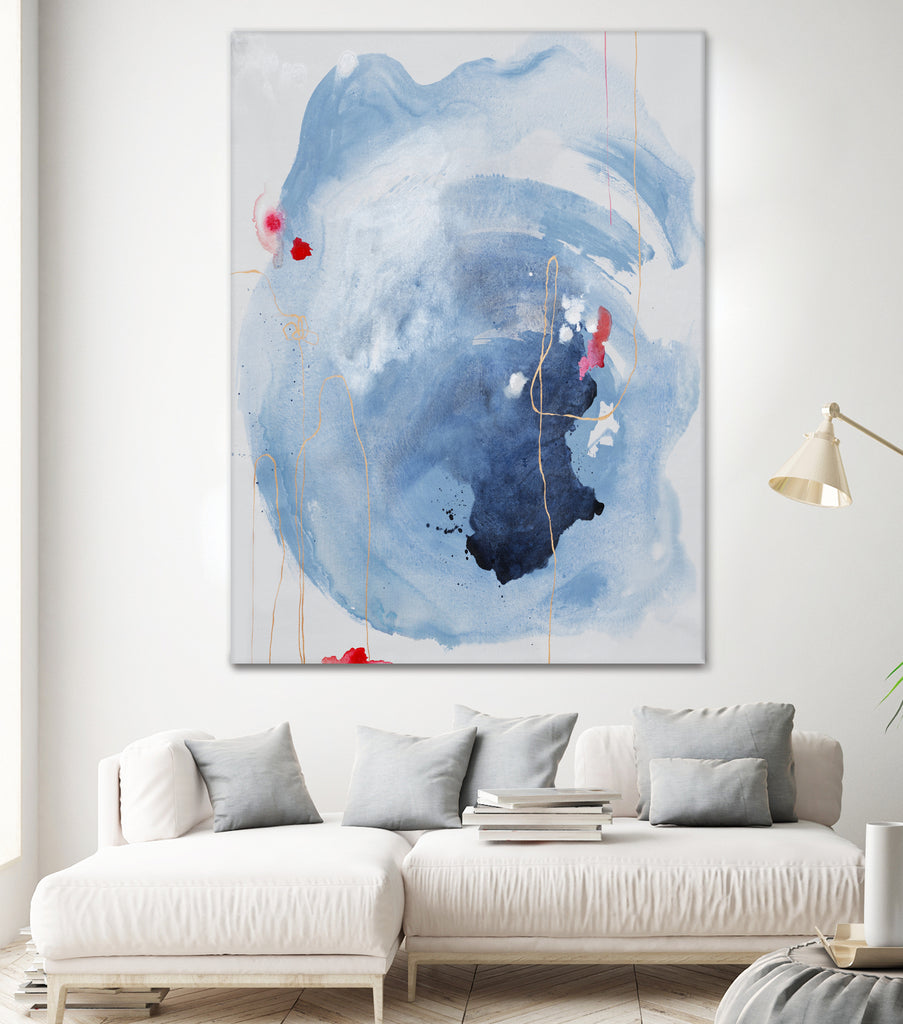 Capture Quiet by Daleno Art on GIANT ART - blue abstract