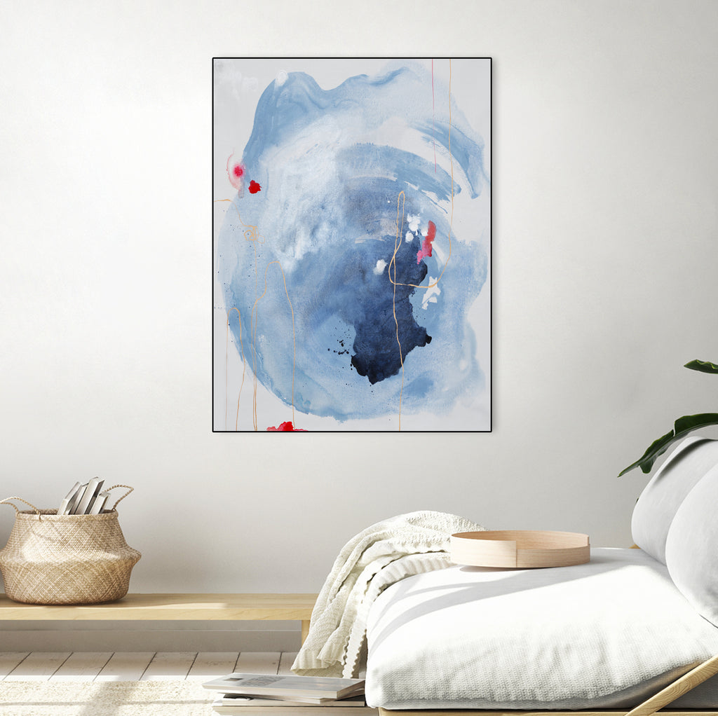 Capture Quiet by Daleno Art on GIANT ART - red abstract