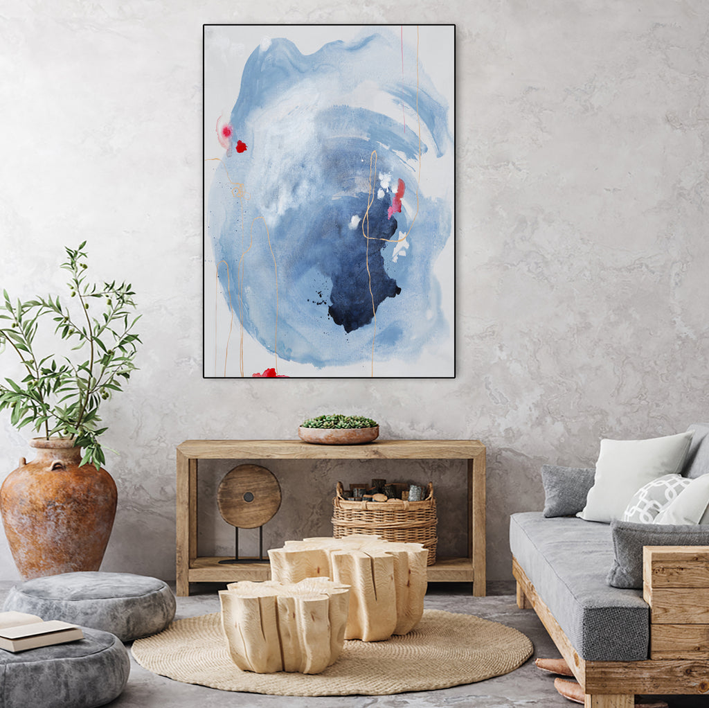 Capture Quiet by Daleno Art on GIANT ART - red abstract